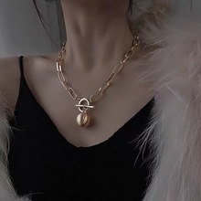 义乌饰品项链批发个性设计有求必应项链金属女气质锁骨链时尚爆款
