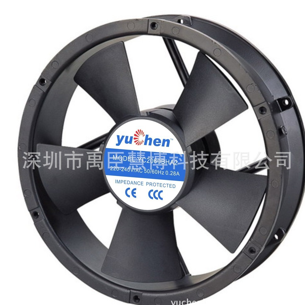 ychbACFAN22060交流散热风扇圆形风扇220*220*60