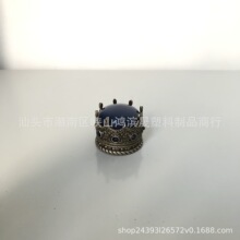 厂家新款皇冠香水瓶盖塑料卡口盖玻璃瓶盖子配件可多色定印logo