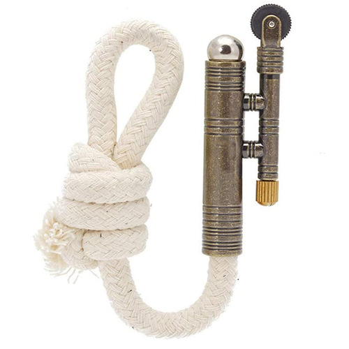 Outdoor portable windproof rattlesnake old-fashioned tinder match rope outdoor wilderness survival companion fire stick lighter