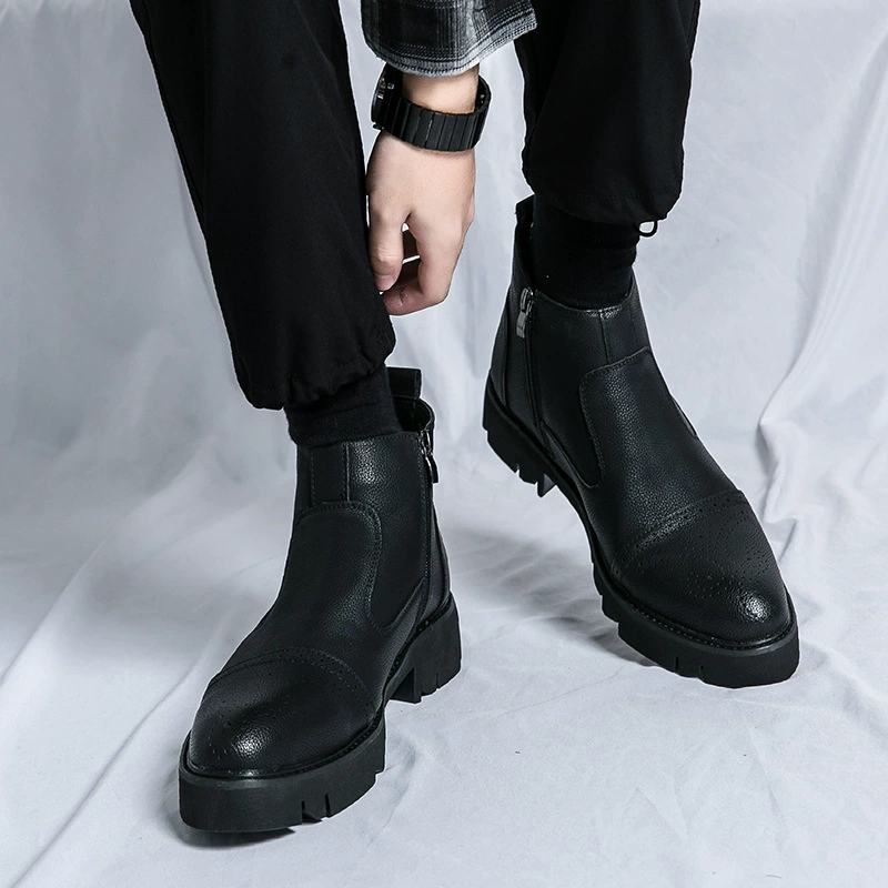 Martens, высокие низкие ботинки в английском стиле, низкие челси