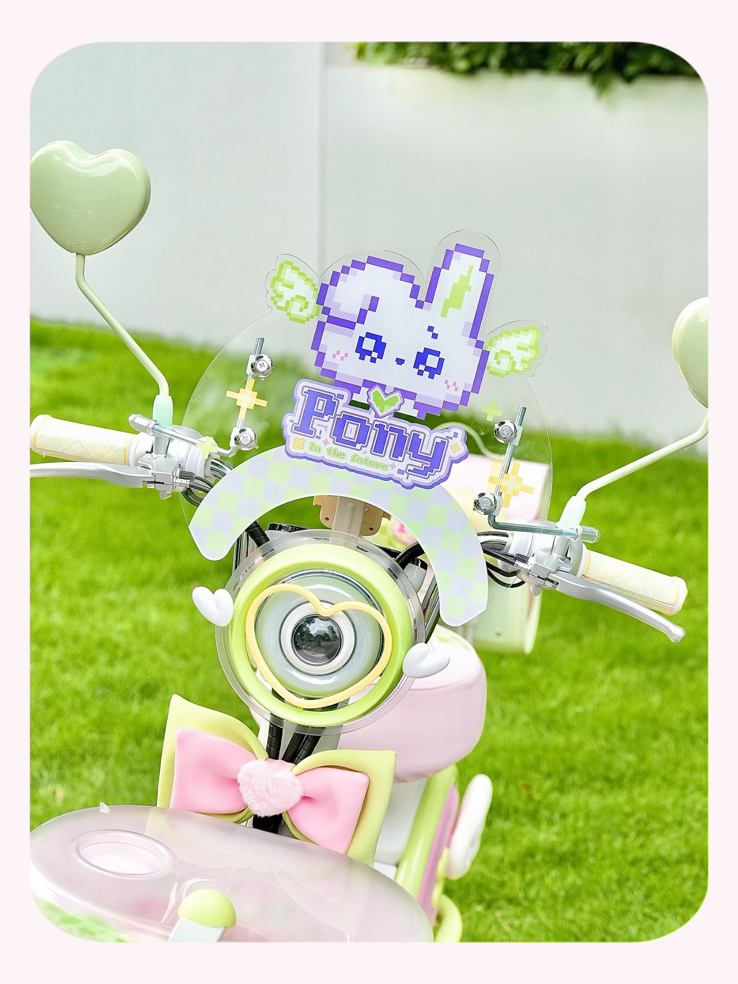 Suitable for Aima Metaverse Pony, Yadi, Tailg, and Niu Electric Scooters Front Windshield Decoration and Windscreen Accessories