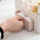 Desktop jewelry cosmetics storage box jewelry skin care products lipstick mask compartment dressing box cosmetic finishing box