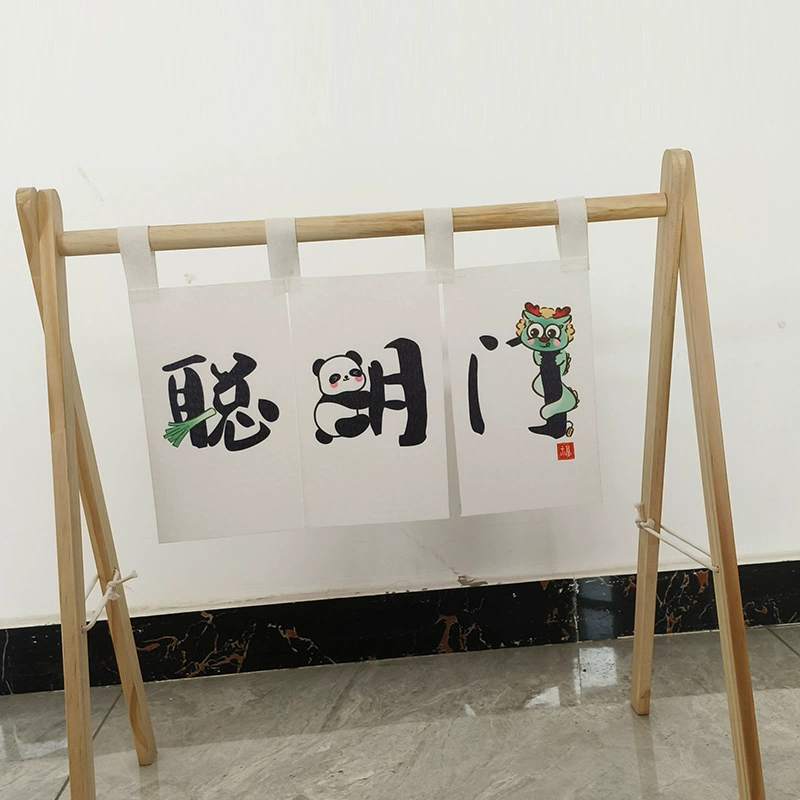 Smart door baby's birthday props first birthday decoration Chinese-style onion door first-year ceremony props smart door