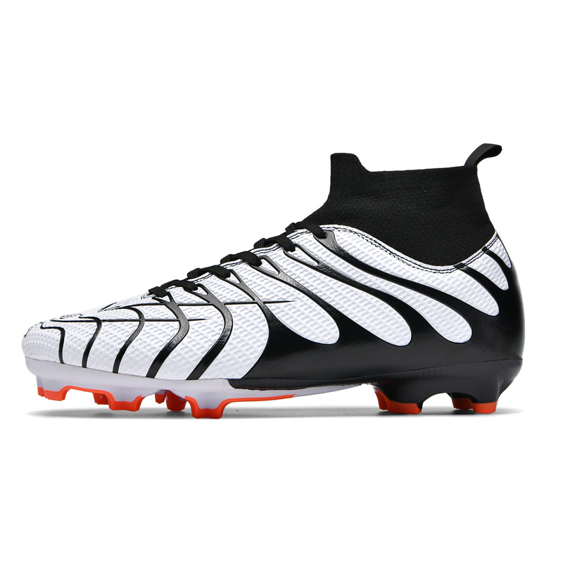 24 zapatos de fútbol transfronterizos de alto nivel zapatos de entrenamiento de entrenamiento de clavos largos zapatos de fútbol para hombres y mujeres
