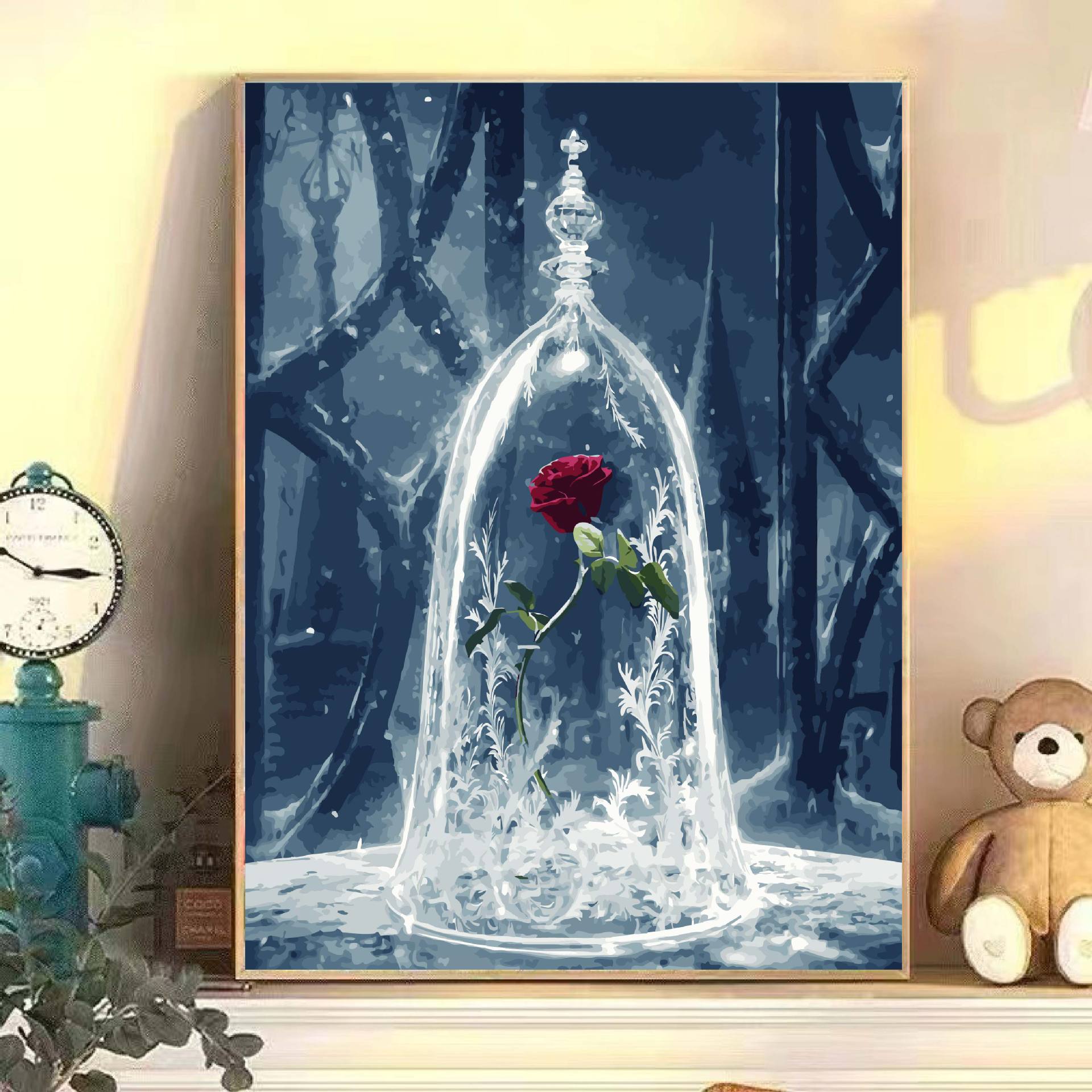 Pintura al óleo digital hecha a mano diy relleno sala de estar decoración de pintura colgante arte relleno pintura al óleo al por mayor