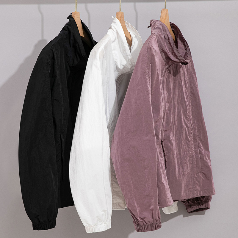 Women's suit Lightweight Jacket Shorts Split Loose Waist Anti-splashing Wrinkle Casual All-match Collar Summer New