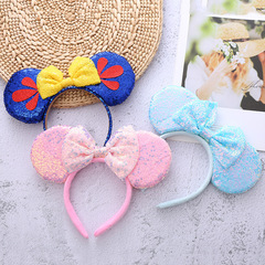 Adorable girl heart fantasy sparkling hair clip cartoon influencer hair pin holiday party decoration bow headband hair accessory