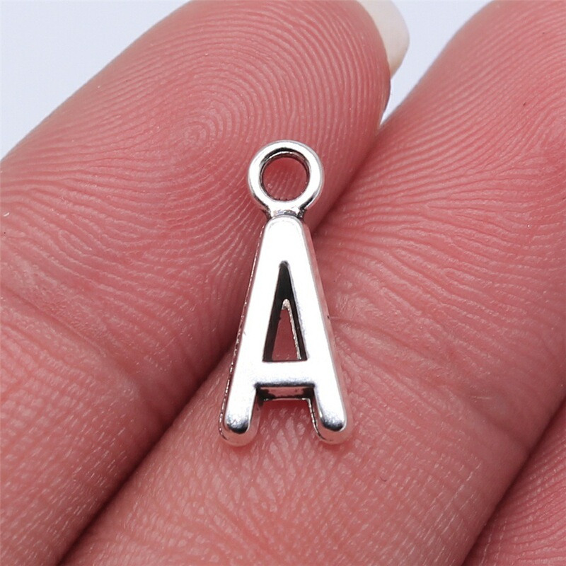 26/Pack 16mm DIY jewelry accessories English letter alloy pendant handmade jewelry materials 26/Pack 16mm DIY jewelry accessories English letter alloy pendant handmade jewelry materials