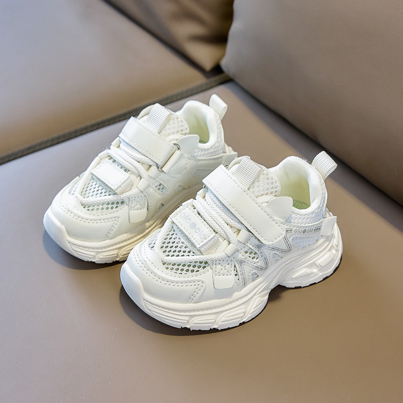 2026 primavera nuevo zapato deportivo infantil doble red transpirable correr ligero versátil zapatos casuales cómodos zapatos para niños y niñas