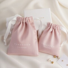 向陽花開xpandasew印刷ロゴ束ポケットネックレス指輪ジュエリー防塵収納袋