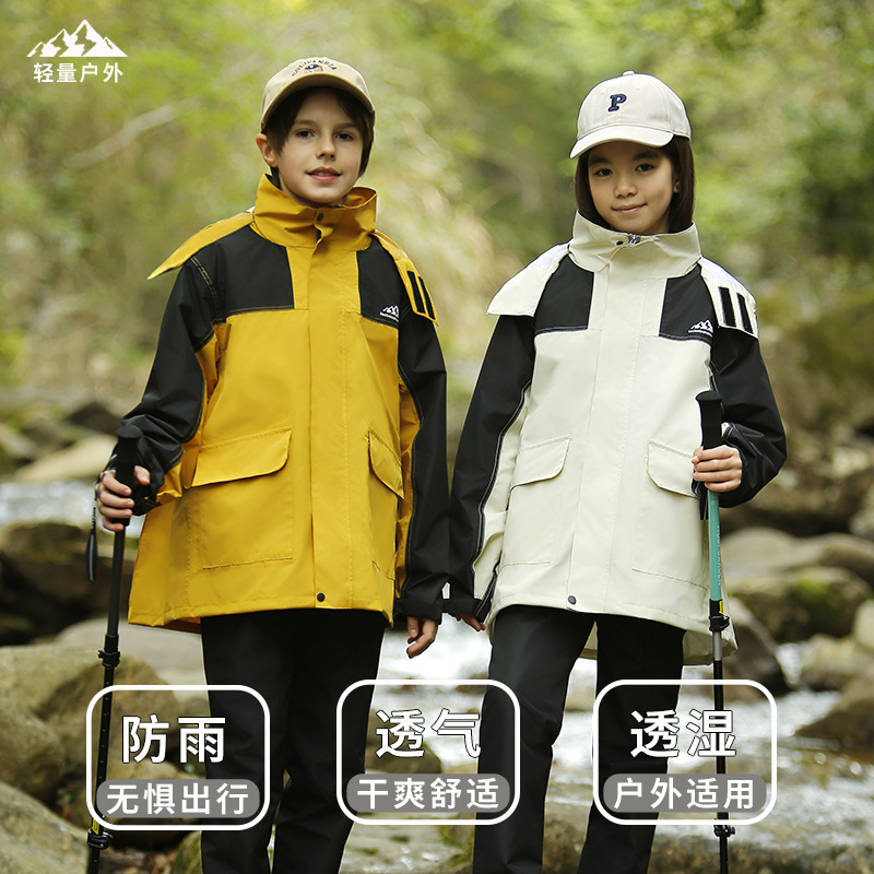 Jacket Composite Fabric Outdoor Travel Suit Raincoat Outdoor Three-Proof Hiking and Mountaineering for Men and Women Jacket Composite Fabric Outdoor Travel Suit Raincoat Outdoor Three-Proof Hiking and Mountaineering for Men and Women