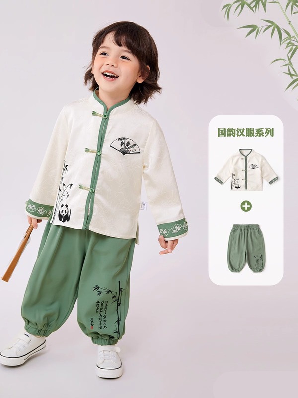 【漢服コレクション】ドゥドゥ家 女児馬面裙ツーピース春服 女児用漢服ドレス 子供服|undefined