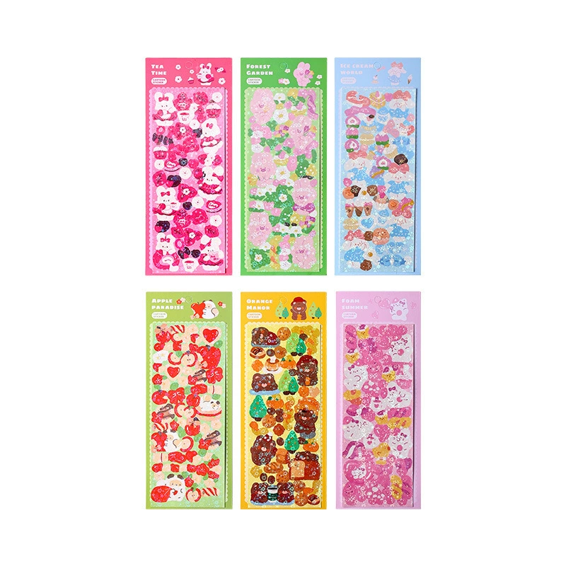 Cartoon sticker, children's stickers, scheduler