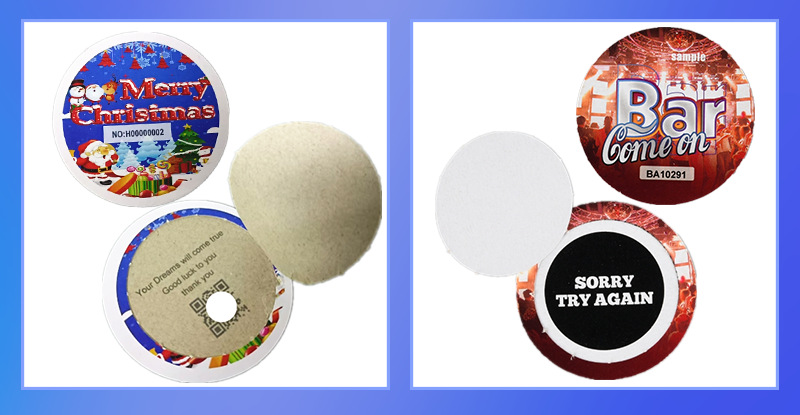 跨境热销游戏揭开卡定制可变数据揭开彩票撕拉式抽奖卡撕撕乐印刷