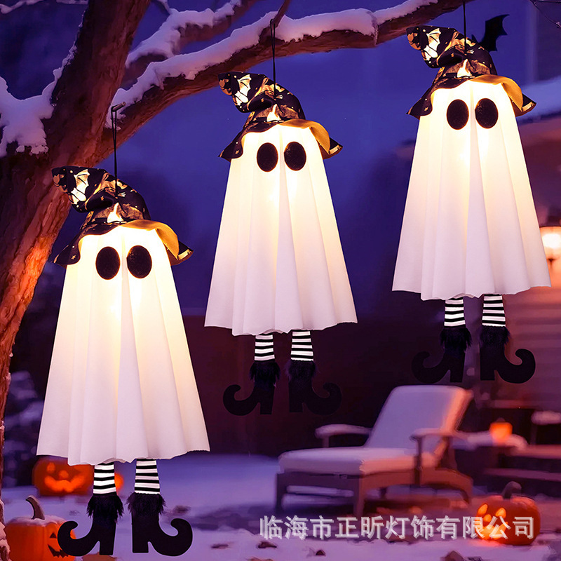 ハロウィン装飾、ランプ小道具、シーンレイアウト、カボチャランプ装飾品、屋外吊り下げ照明、カラーライト、ストリングライト、クロスボーダー|undefined