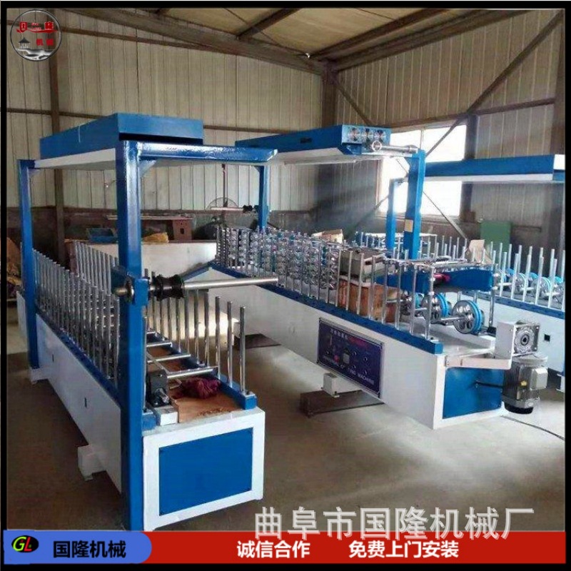 标准线条护墙板包覆机 PUR热熔胶异型包装盒覆膜机挤塑机配套使用
