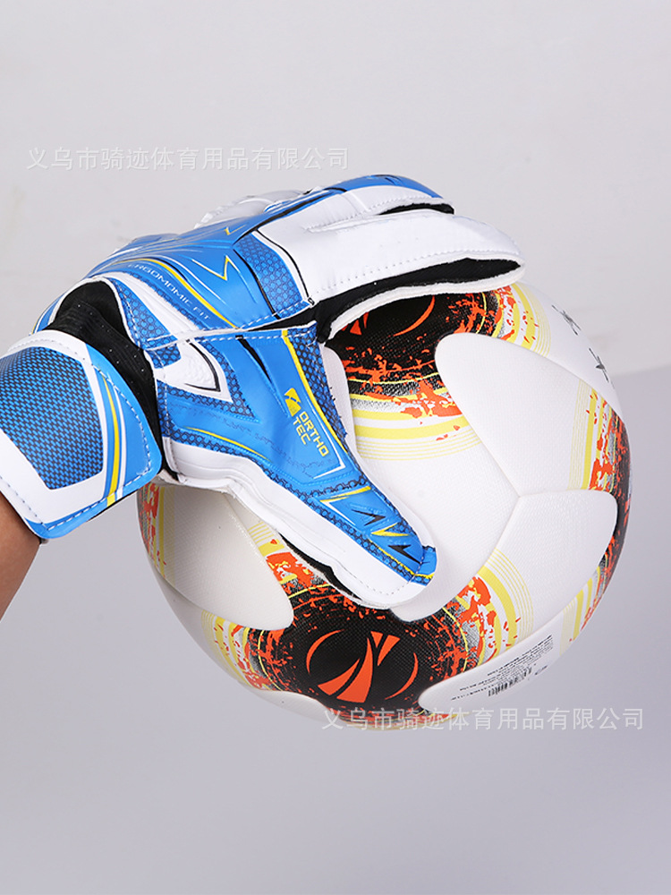 Guantes de portero de fútbol Equipo para niños con dedos profesionales Guantes de portero de escuela primaria Guantes de fútbol Guantes de portero de fútbol