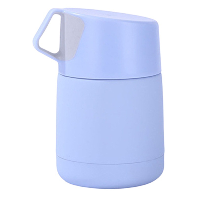 Color sólido creativo mini estudiante estofado vaso 304 taza de vacío de acero inoxidable frasco de vacío portátil con logo