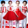 61 children Chorus dress Red scarf costume Primary and secondary school students Chorus Recitation child dance perform clothing