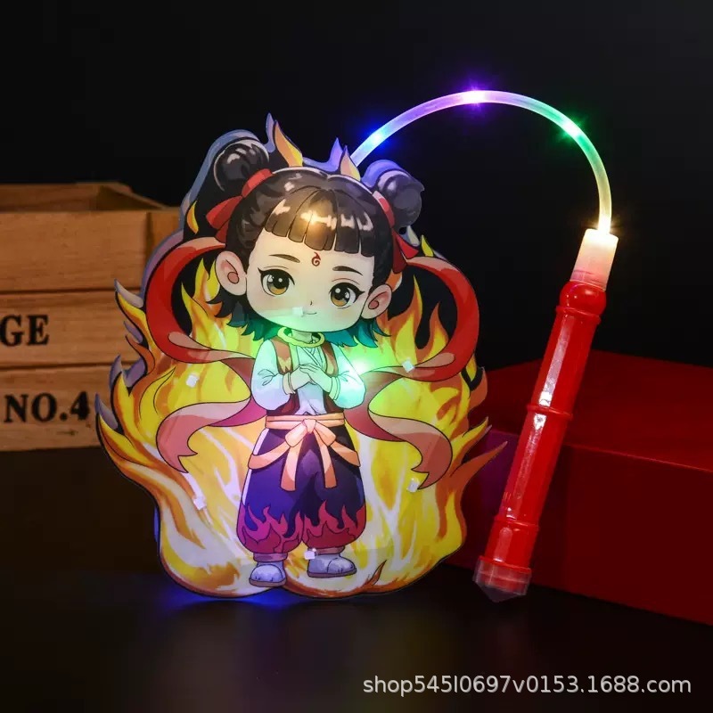 新款拉布布手提发光灯笼中秋儿童玩具卡通投影花灯挂饰幼儿园礼品|undefined
