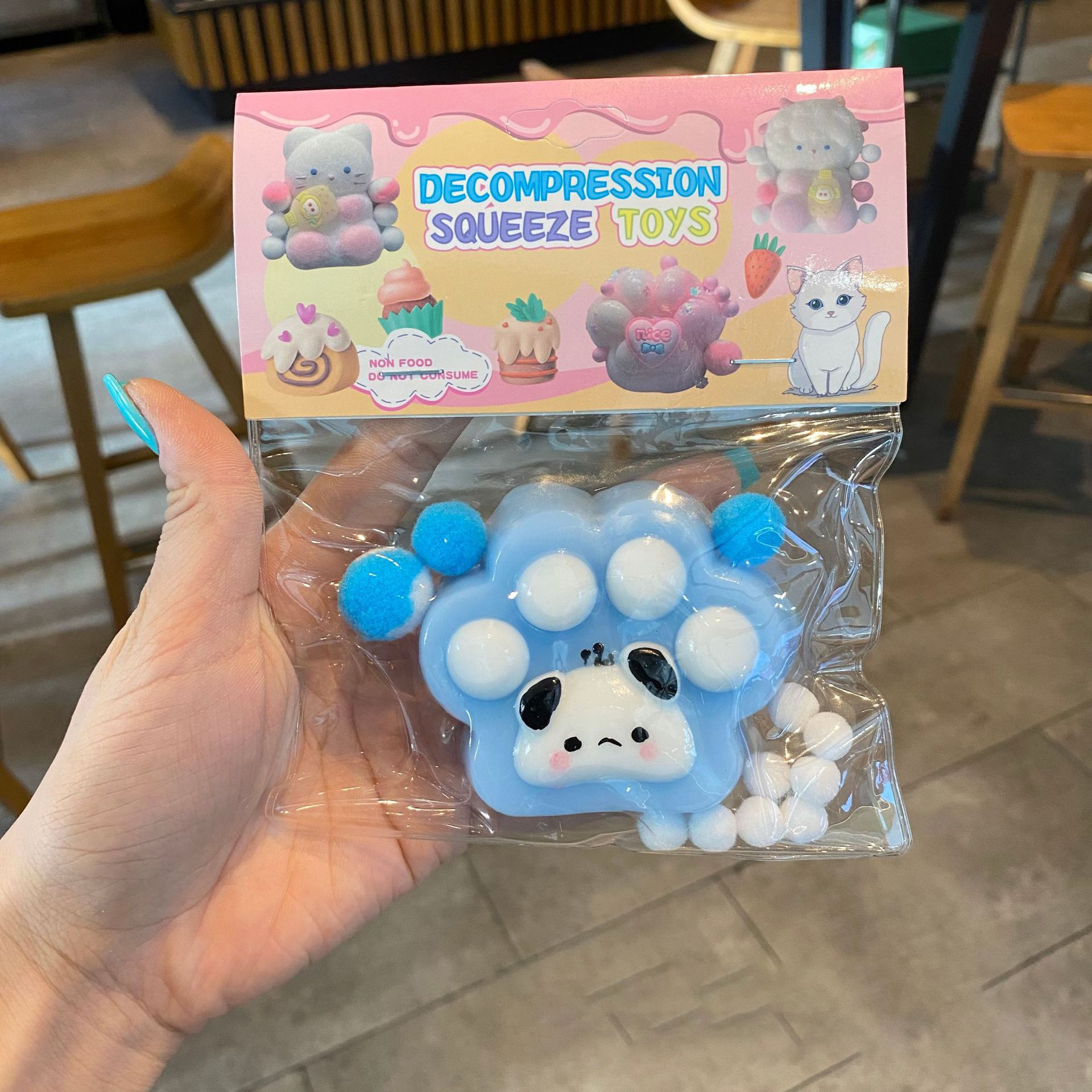 Niños no tóxicos juguetes de rebote lento descomprimir la sensación de barro gelatina de silicona de alto valor facial