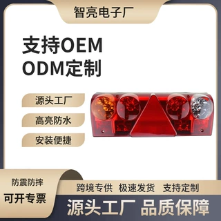 跨境专供适用于沃尔沃卡车LED长短款后尾总成灯转向刹车灯2849894