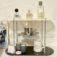 ins style storage rack acrylic storage rack bathroom countertop cosmetics display multi-layer coffee cup rack