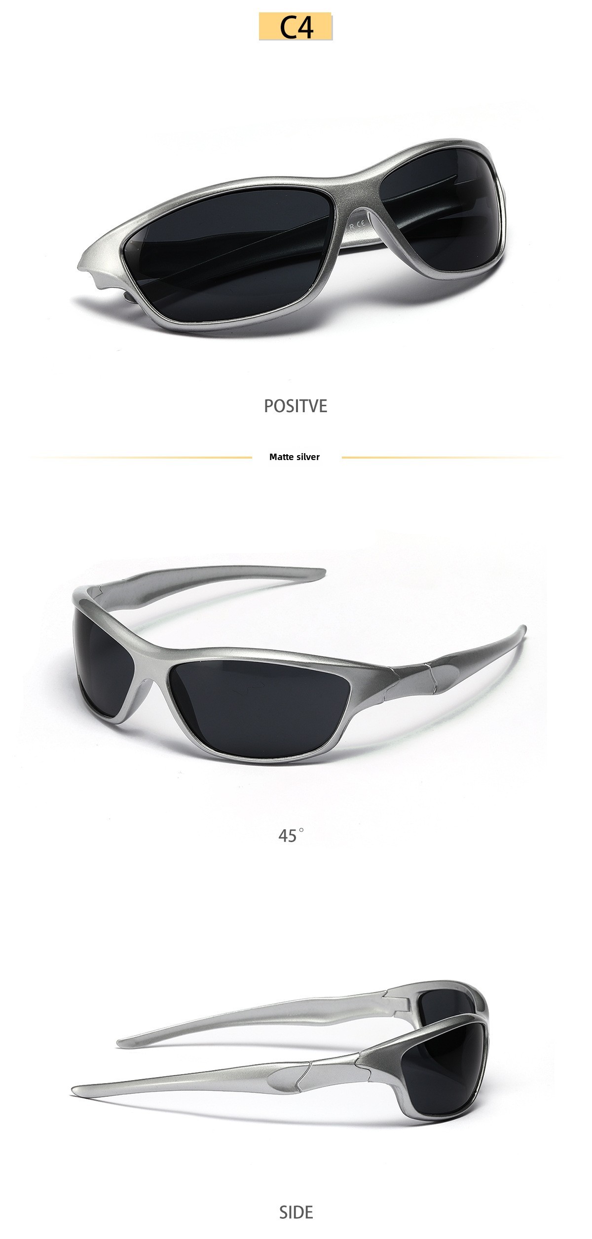 Xungesaibo futuristic glasses men's silver Y2K functional sunglasses ins female street Millennium hot girl sunglasses_voghion.com