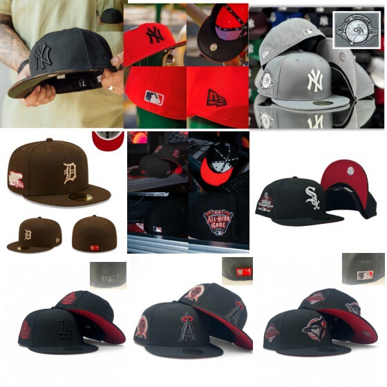 Cross-Border Foreign Trade European and American La Dodgers Baseball Cap Sunshade Embroidered Ny Size Flat-Brimmed Cap Sox Closed Large Head Circumference