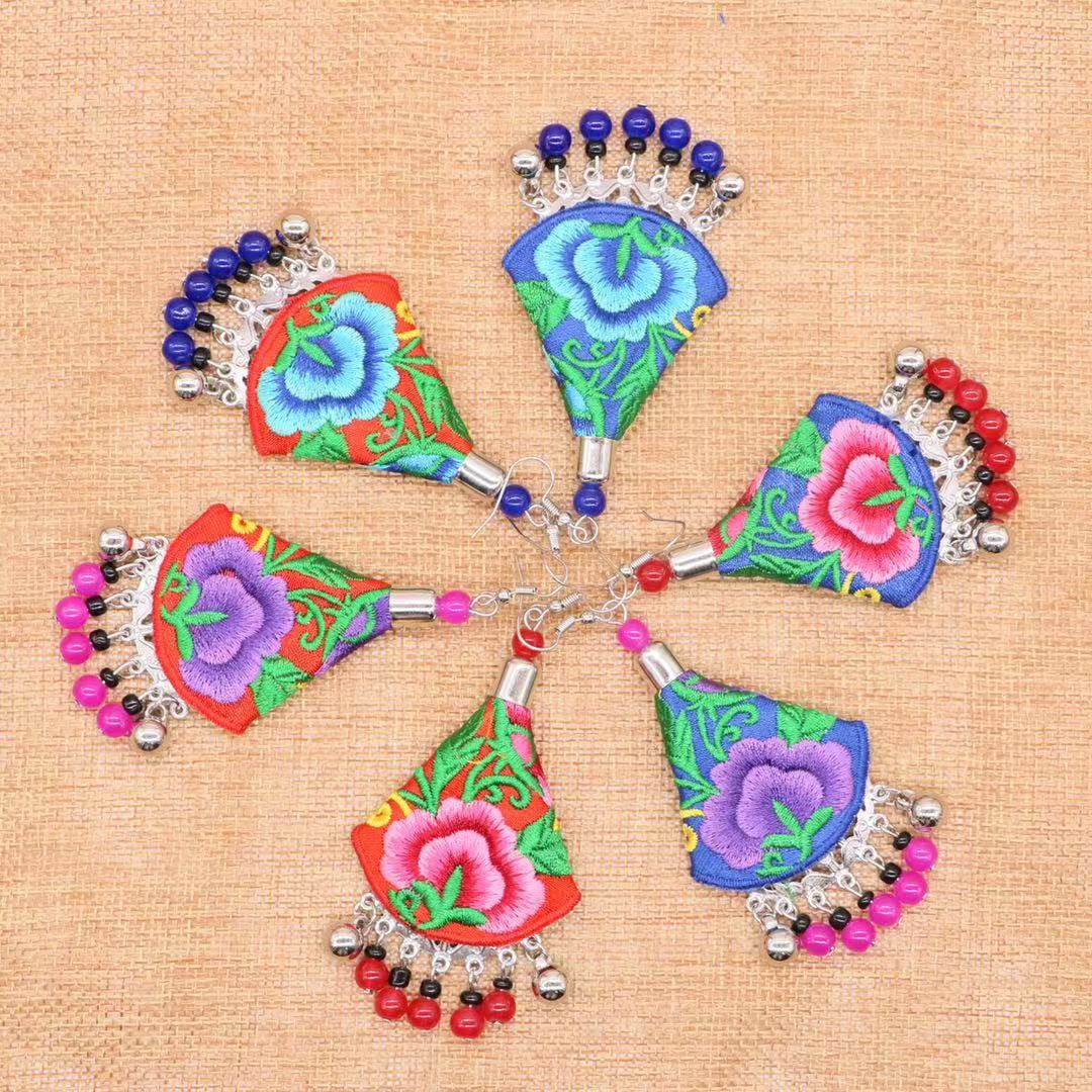 Ethnic earrings from Yunnan province