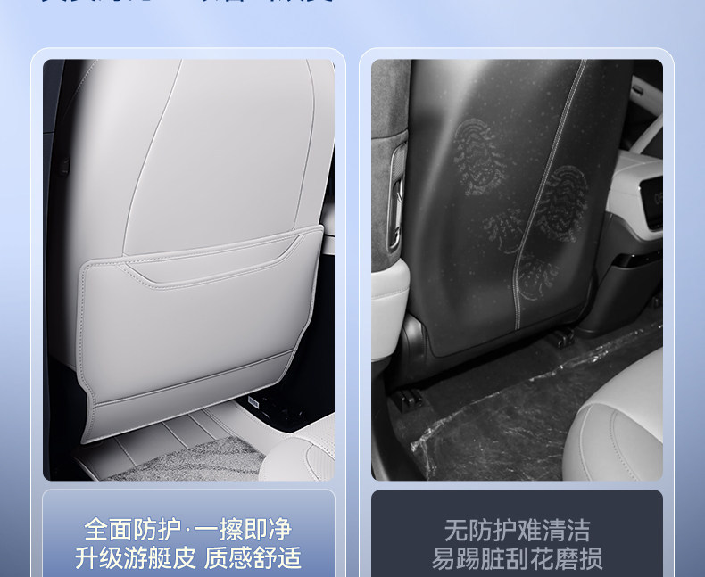 Suitable for Zhijing L7 Seat Anti-Kick Pads, Rear Seat Backrest Protection, Car Interior Modification Accessories, and a Complete Set of Supplies