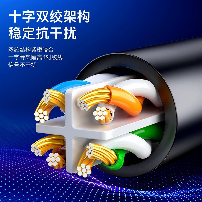 "Biyuz 6 категория сетевой кабель CAT6 гигабитная сверхскоростная широкополосная сеть инженерия дома компьютер мониторинг джампер"