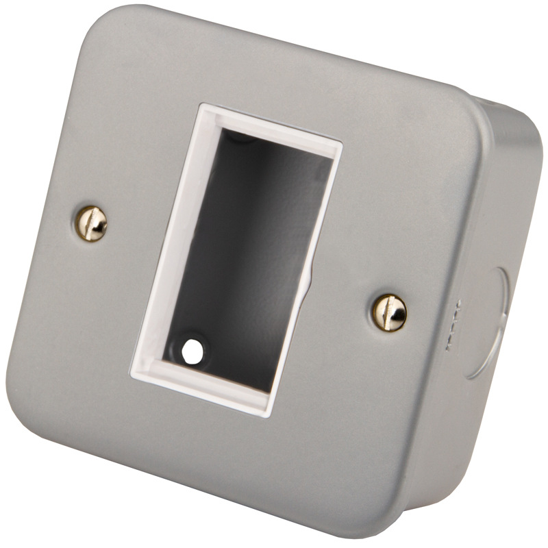 英标英式英规欧式开关 1 GANG 1 MODULE EURO PLATE METAL CLAD