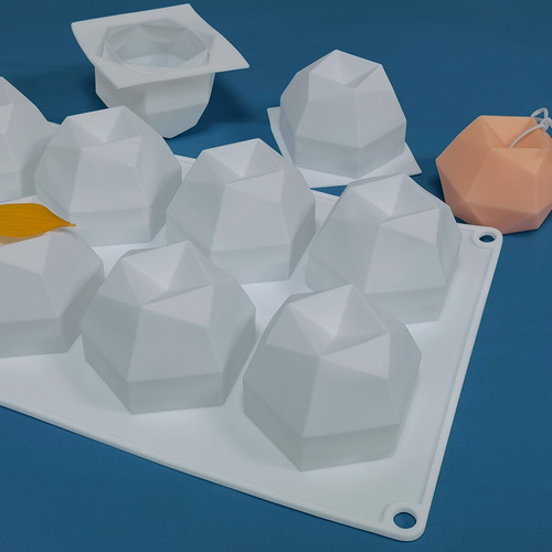 Sanxin French mousse cake silicone multi-sided Rubik's cube magic ball ice cream mold DIY baking utensils