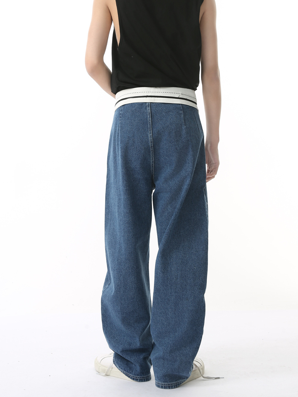 MTLCLOTHES Ropa de hombre | Deconstrucción del diseño de contraste de la cintura de nicho