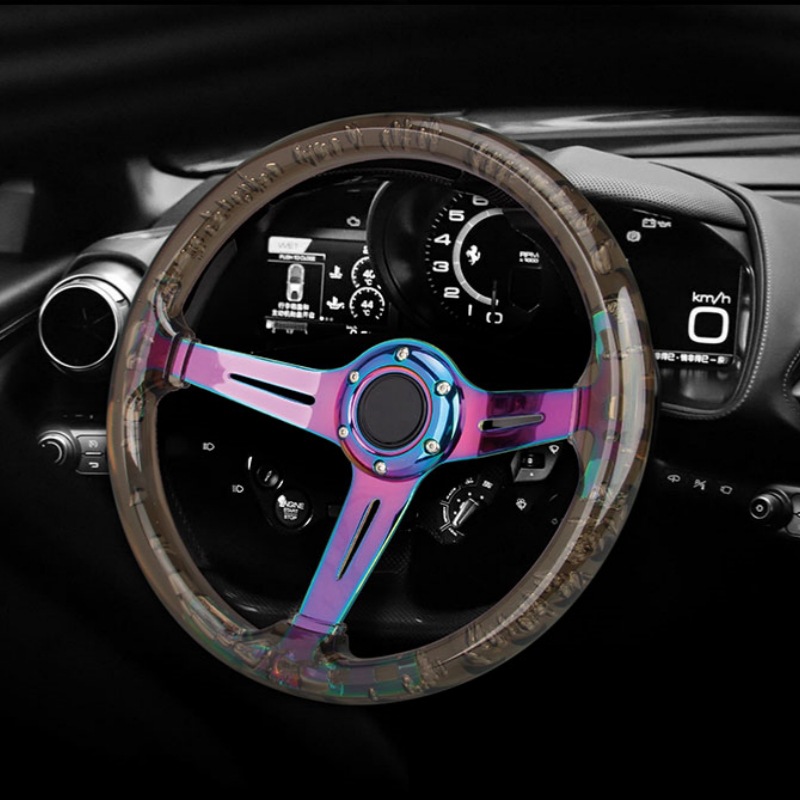 Car Modified Racing | Qìchē Steering wheel - black