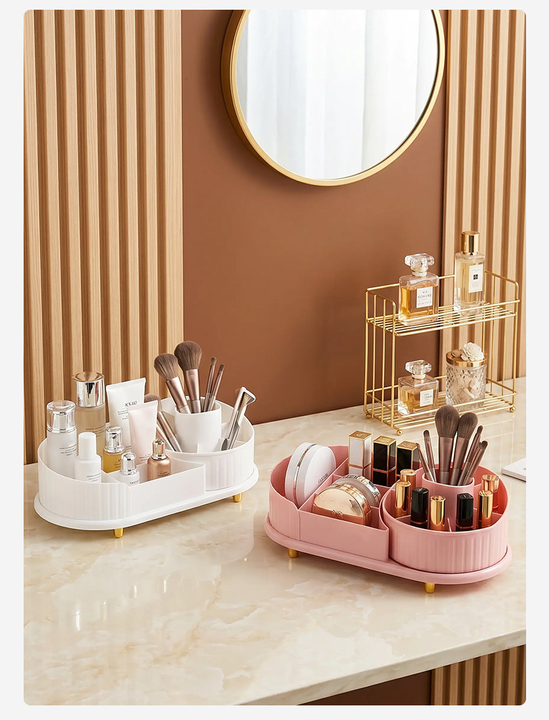 Kosmetik-Aufbewahrungsbox drehbarer Lippenstifthalter