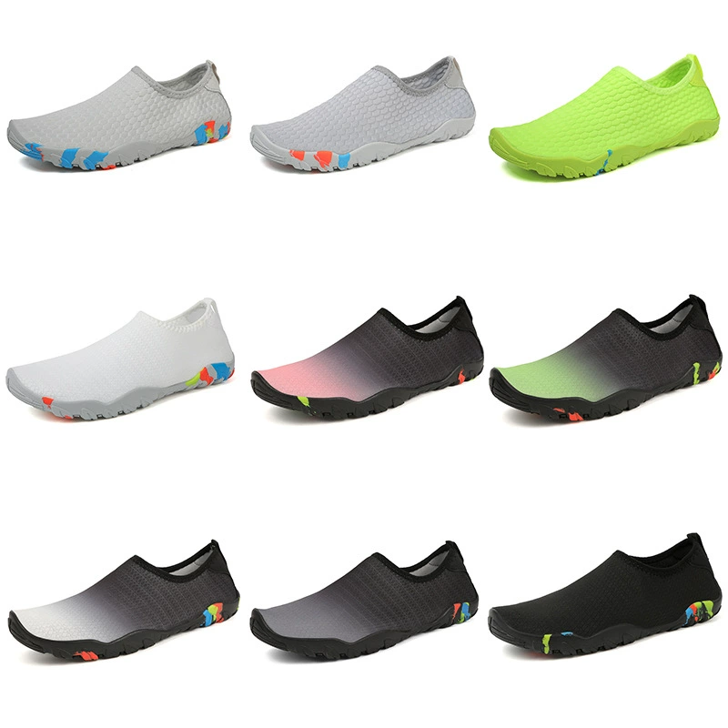 Летние мужские и женские кроссовки нескользящие, быстросохнящие кроссовки, дышащие пляжные кроссовки, рафтинг, мужские открытые босые купальные туфли
