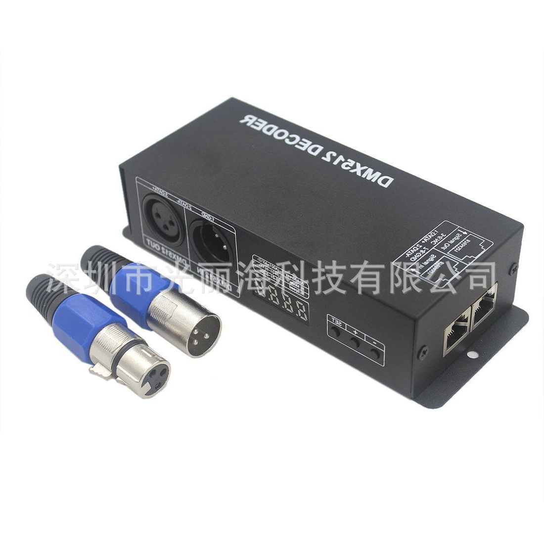 Новый цифровой трубчатый дисплей 3X8A LED лампа с DMX512 декодер DMX512 контроллер инженерного качества