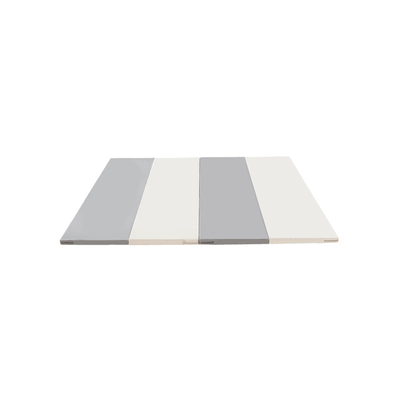 Alfombra de gateo Fanyibaby IXPE, alfombra de gateo plegable de PU de grado A para madres e infantes, alfombra de suelo para sala de estar y centro de educación temprana para niños.
