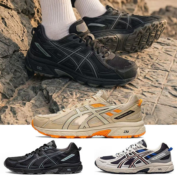 Putian Shoes Gel-Venture6 Running Shoes, Classic Retro Hiking Outdoor Sports Dad Shoes for Men and Women
