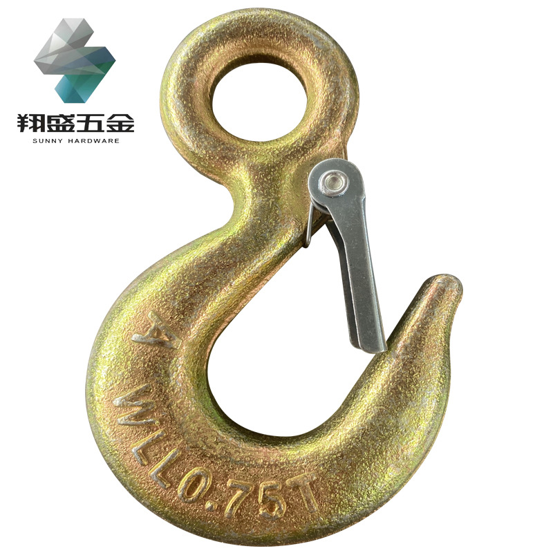 320货钩美式模锻合金钢吊钩高强度起重吊装钩环眼钩多规格可选