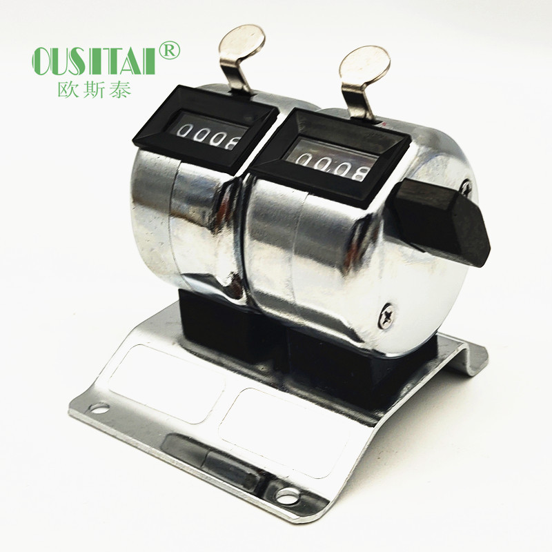 欧斯泰TE620-2A两连体联排实验化验室用手按组合按键计数器