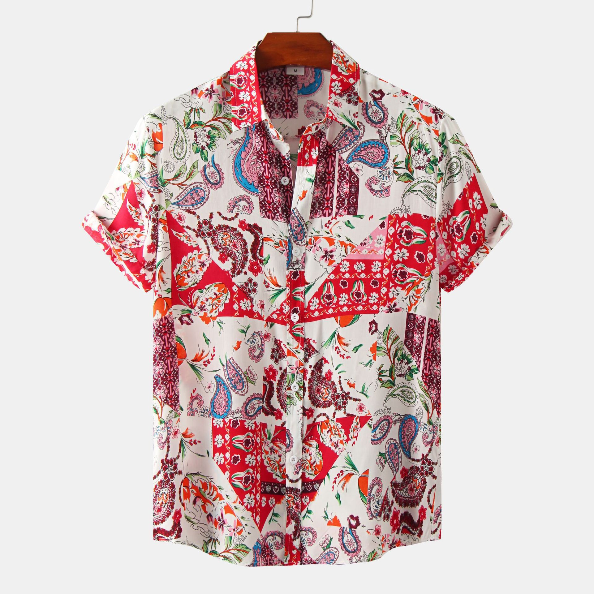 Men's Floral Short-Sleeve Shirt Image 2