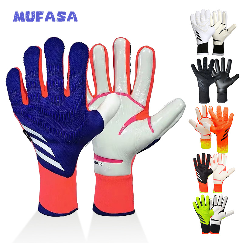 25 new 5 generation sea wolf goalkeeper football gloves adult goalkeeper game professional non-slip children's gloves manufacturers