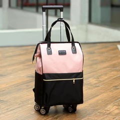 Korean version travel bag, large capacity waterproof foldable suitcase, men's travel bag, pregnant woman's delivery bag