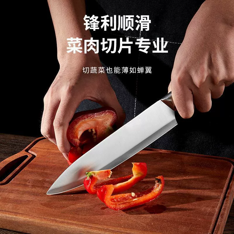 Кухонные ножи нержавеющая сталь фруктовый нож арбузный нож интегрированный нож для чистки острый бытовой нож фрукт специальный полный стальной нож