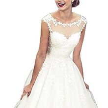 包肩小V领白纱短裙外贸电商热销连衣裙宴会生日聚会轻婚纱