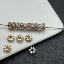 14K����ɫ΢��ʯ ����Ȧ���� �ֹ�diy��朒�Ȧ����������